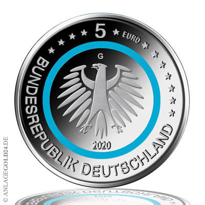 5-Euro-Sammlermünze - Gemäßigte Zone - ST - Prägebuchstabe G