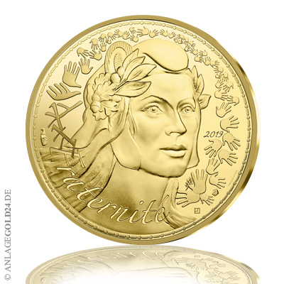 5000 Euro Gold Frankreich Marianne 19