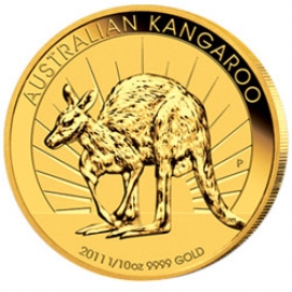 1/10 oz Gold K�nguru verschiedene Jahrg�nge