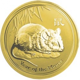 1 oz Gold Jahr der Maus 2008